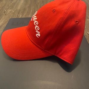 Men’s Alexander McQueen hat.